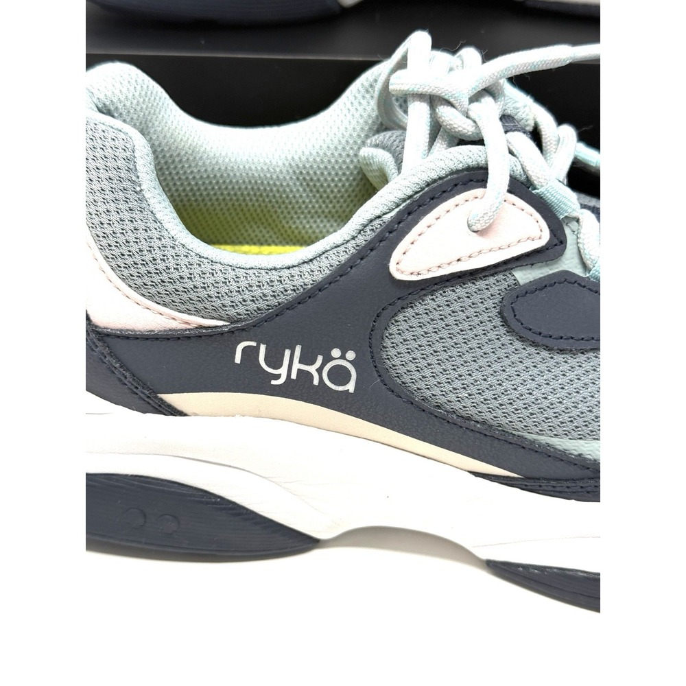 Ryka Noriko Womens 10 M Walking Shoes Q-Contour Arch Support Navy Mint Sneakers - Picture 8 of 15